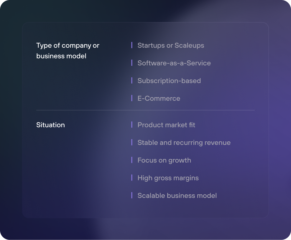 Revenue Based Financing for Companies & Startups